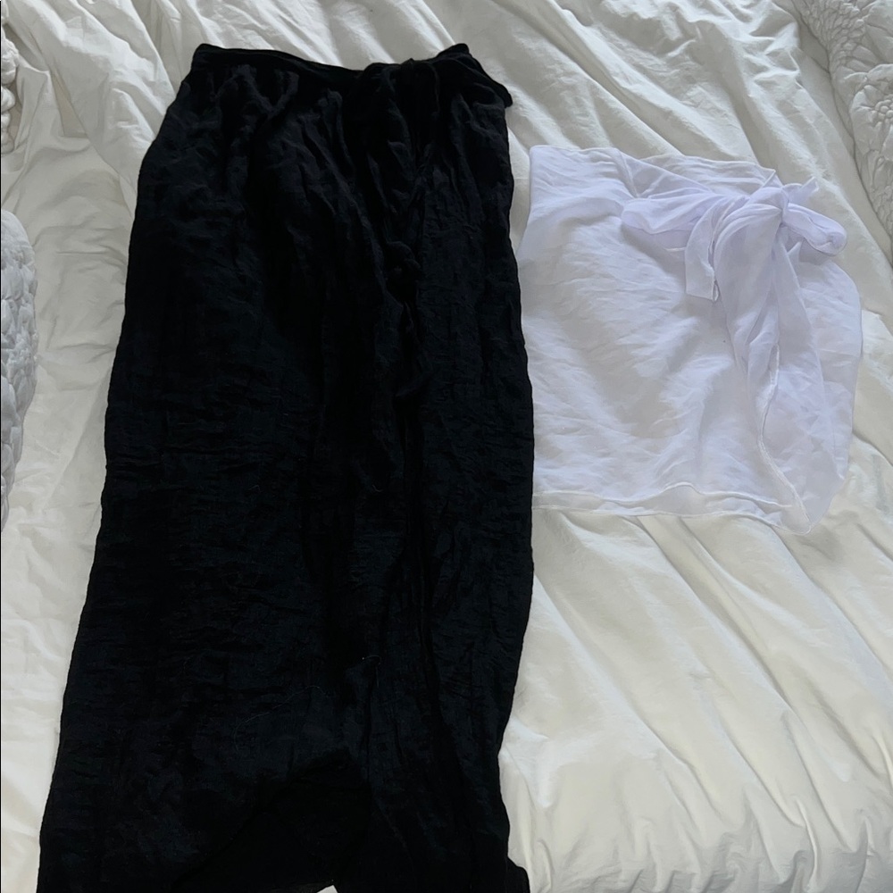 Beach skirt coverups